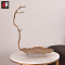 Dewaxed copper banana leaf decoration office hotel home decor 